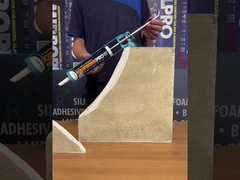 建築プロジェクト向け、不燃性で垂れ性≤1mmの590ml容量酸性シリコーンシーラント