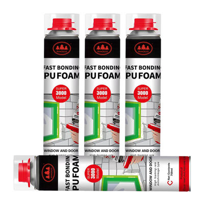 良い価格 Fast Drying Polyurethane Styrofoam Flexible 750 Ml Pu Foam Doors Joints オンライン