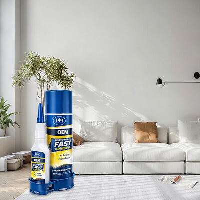 良い価格 Oem Factory Super Glue Cyanoacrylate Adhesive 400ml and 100g Spray Activator Two-component Instant Glue オンライン