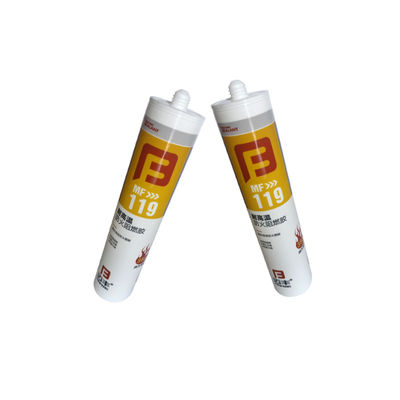 良い価格 Black Fireproof Silicon Sealants Heat Resistant Steel Structures Curing Time 24 Hours オンライン