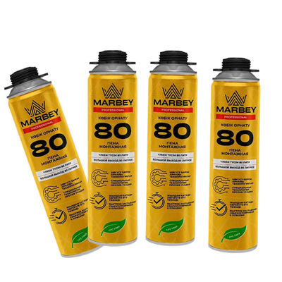 工場直送 750ml 拡張性泡PU 化学ポリウレタン密封剤