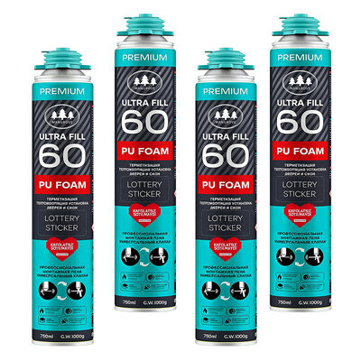 防火 白スプレー PU 泡 750ml 隔熱 窓 ドア 建設
